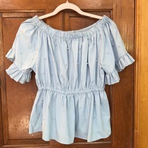 Off the shoulders blouse